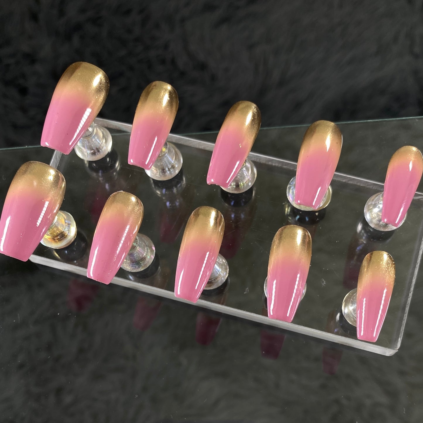 Rose Gold Blush Ombre #C024