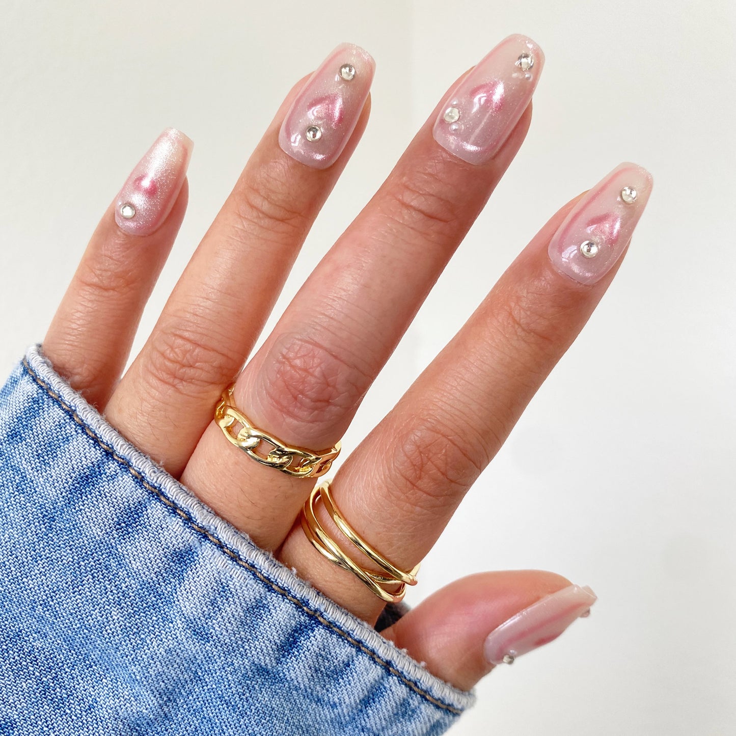 Pink Pearlescent Heartbeat C023
