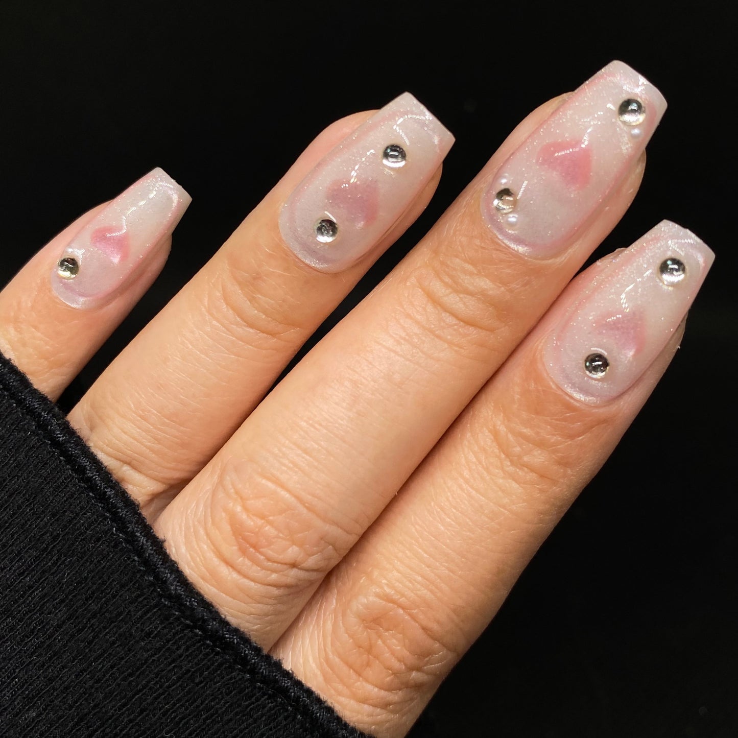 Pink Pearlescent Heartbeat C023