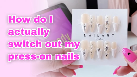 Mastering Press-On Nails with Stick Tabs! How I actually switch out my press-on nails using stick tabs