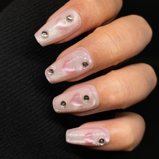 Pink Pearlescent Heartbeat C023