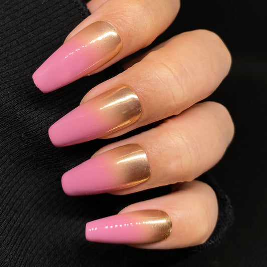 Rose Gold Blush Ombre #C024