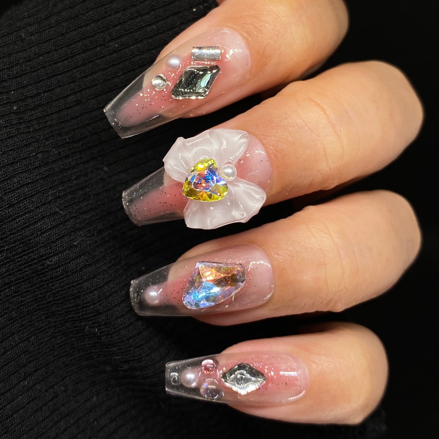 Grace | Butterfly Blossom Delight press on nail #C037